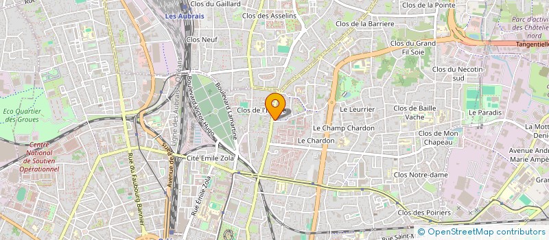 localisation de l'entreprise UNION PORTUGAISE SOCIALE ET SPORTIVE D'ORLEANS à ORLEANS