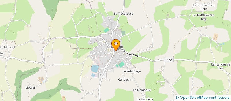 localisation de l'entreprise UNION POUR DEVELOPPEMENT ECON PLESSALA à LE MENE