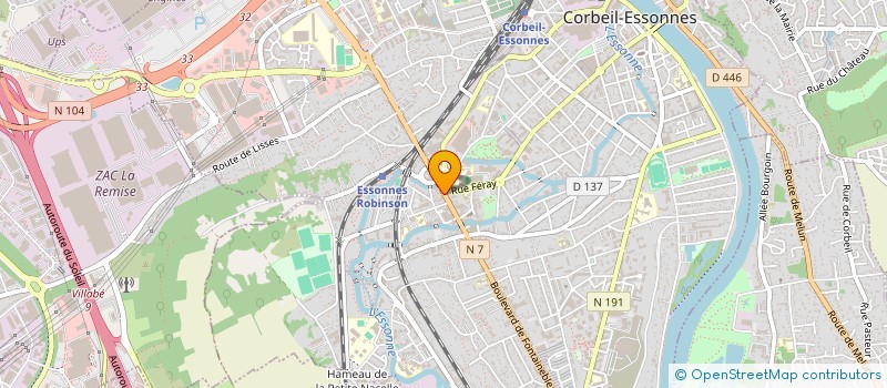 localisation de l'entreprise UNION POUR L'AVENIR DE CORBEIL ESSONNES à CORBEIL-ESSONNES