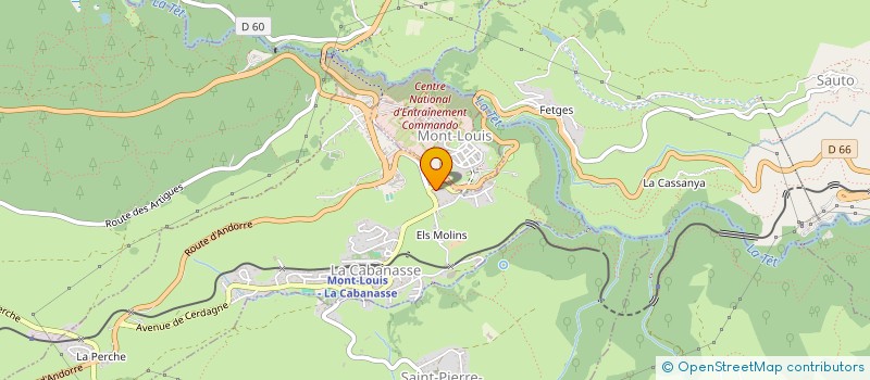 localisation de l'entreprise UNION POUR L ECONOMIE SOCIALE  LA CABANASSE