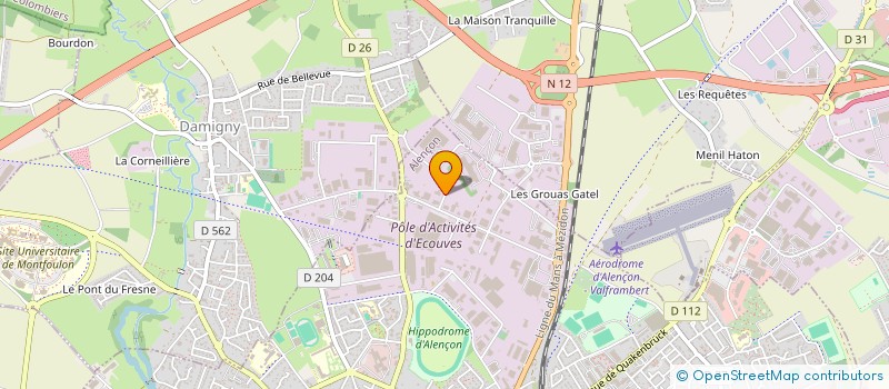 localisation de l'entreprise UNION POUR L'INSERTION à ALENCON