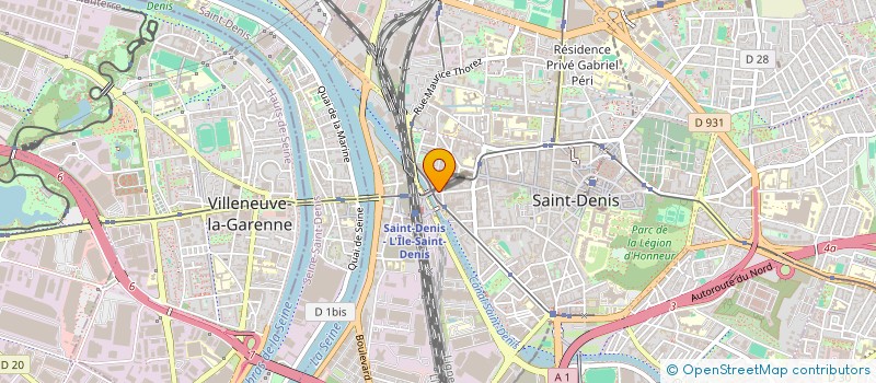 localisation de l'entreprise UNION POUR LA CAUSE DES ENFANTS DEMUNIS ( UCED ) à SAINT-DENIS