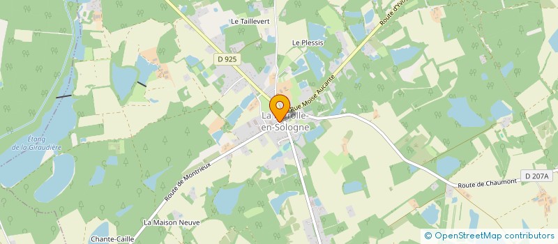 localisation de l'entreprise UNION POUR LA CULTURE POPULAIRE SOLOGNE à LA MAROLLE-EN-SOLOGNE