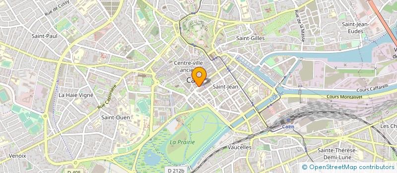 localisation de l'entreprise UNION POUR LA DEMOCRATIE LIBERALE à CAEN