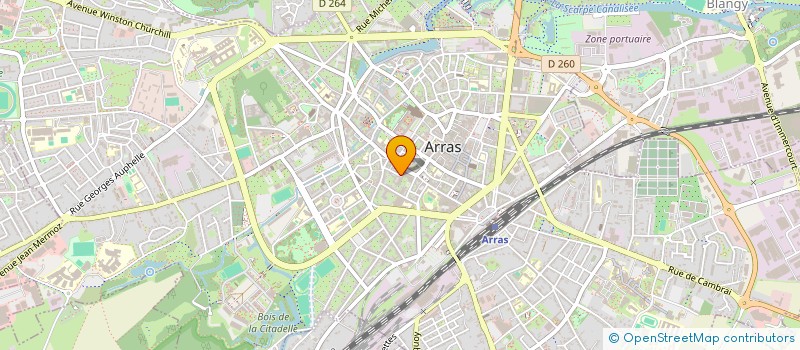 localisation de l'entreprise UNION POUR LA FORMATION ODONTOLOGIQUE à ARRAS