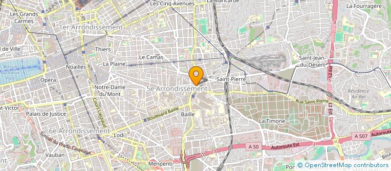 localisation de l'entreprise UNION POUR LA RECHERCHE EN CARDIOLOGIE INTENSIVE à MARSEILLE