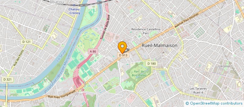 localisation de l'entreprise UNION POUR LA SOLIDARITE SPORTIVE à RUEIL-MALMAISON