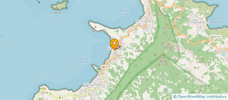 localisation de l'entreprise UNION POUR LE DEVELOPPEMENT DE MAYOTTE AVEC LES MAHORAIS à MTSAMBORO