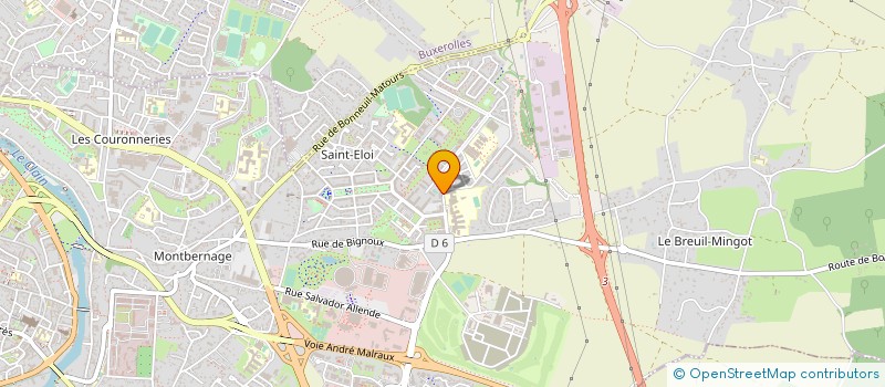 localisation de l'entreprise UNION POUR LE RECOUVREMENT DES COTISATIONS DE SECURITE SOCIALE ET D'ALLOCATIONS FAMILIALES DE POITOU-CHARENTES à POITIERS