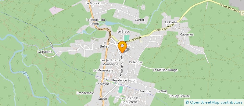 localisation de l'entreprise UNION POUR LE RENOUVEAU FRANCAIS  BELIN-BELIET