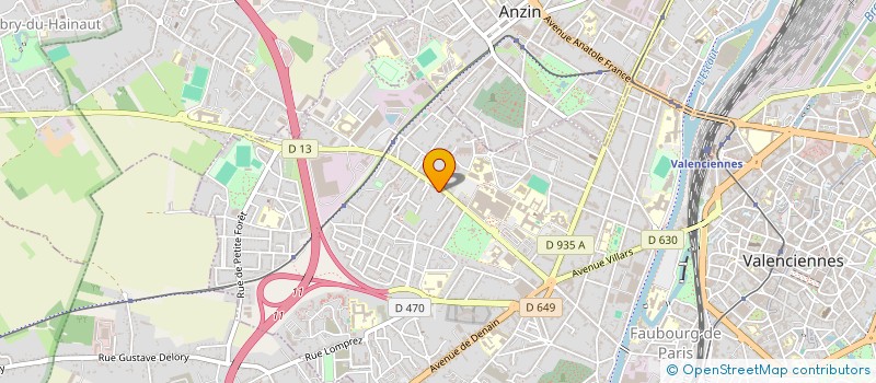 localisation de l'entreprise UNION POUR LE TRAITEMENT DU LINGE DANS LES ETS DE SANTE DU HAINAUT à VALENCIENNES