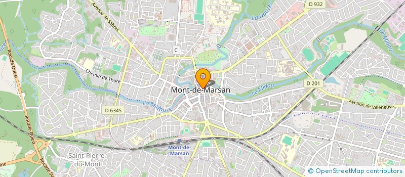 localisation de l'entreprise UNION POUR LES LANDES à MONT-DE-MARSAN