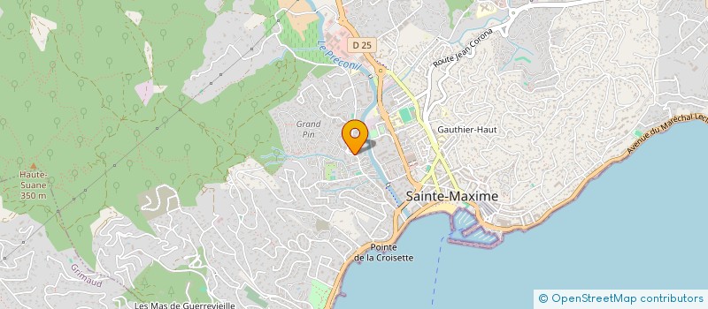 localisation de l'entreprise UNION POUR LES VACANCES FAMILIALES à SAINTE-MAXIME