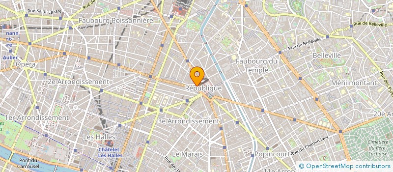 localisation de l'entreprise UNION PRESSE à PARIS