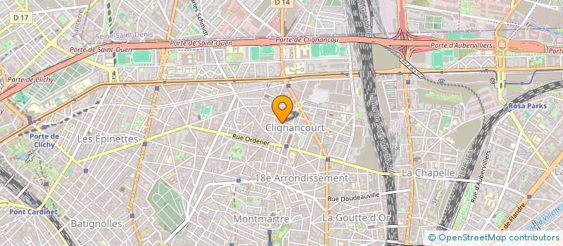 localisation de l'entreprise UNION PRESSING  PARIS