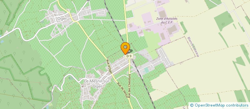 localisation de l'entreprise UNION PRODUCTEURS COTE BLANCS à LE MESNIL-SUR-OGER
