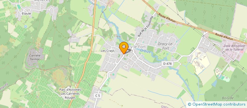 localisation de l'entreprise UNION PRODUCTEURS GRANDS VINS DE GIVRY  GIVRY