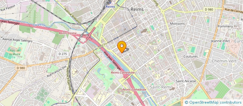 localisation de l'entreprise UNION PROFESSIONELLE ARTISANALE  REIMS