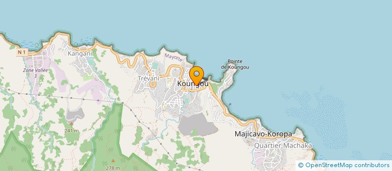 localisation de l'entreprise UNION PROFESSIONNELLE ARTISANALE DE MAYOTTE (UPA DE MAYOTTE) (UPA 976) à MAMOUDZOU