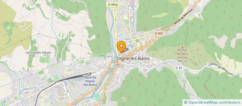 localisation de l'entreprise UNION PROFESSIONNELLE ARTISANALE DES AHP à DIGNE-LES-BAINS