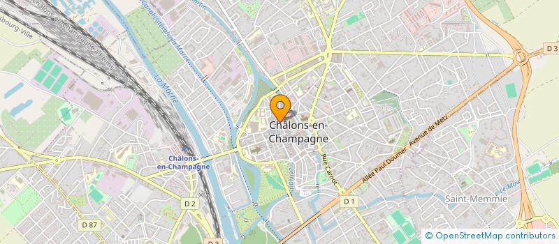 localisation de l'entreprise UNION PROFESSIONNELLE ARTISANALE REGION CHAMPAGNE ARDENNE  CHALONS-EN-CHAMPAGNE