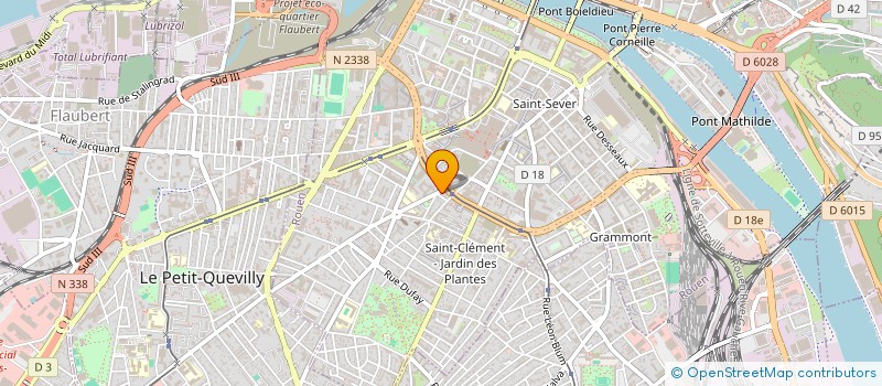 localisation de l'entreprise UNION PROFESSIONNELLE DES COIFFEURS DE ROUEN ET SON ARRONDISSEMENT à ROUEN