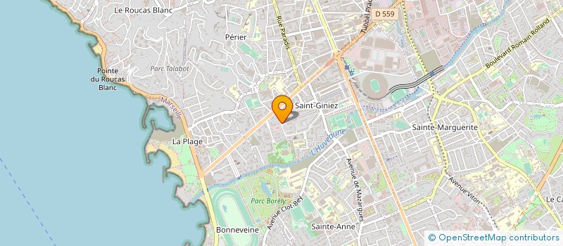 localisation de l'entreprise UNION PROFESSIONNELLE DES METIERS DE L'AMEUBLEMENT DU SUD  MARSEILLE