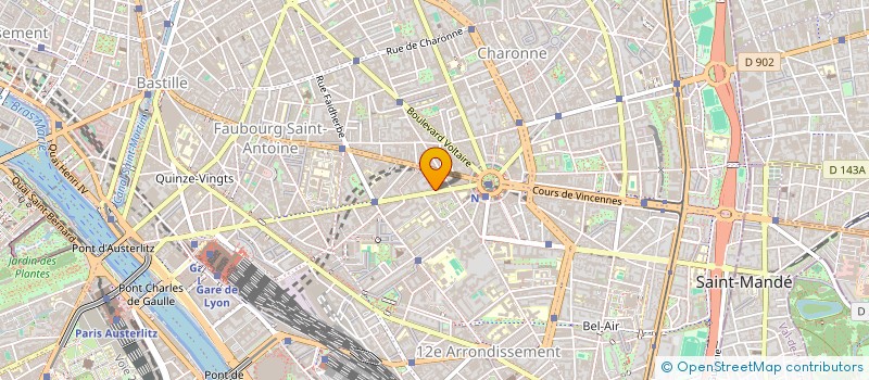 localisation de l'entreprise UNION PROFESSIONNELLE DU BATIMENT  PARIS