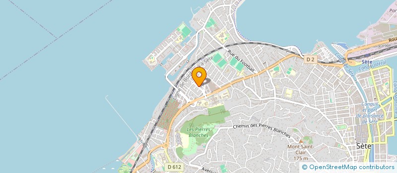 localisation de l'entreprise UNION PROFESSIONNELS BATIMENT SERVICES à SETE