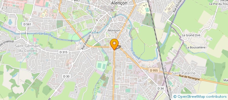 localisation de l'entreprise UNION PROPRIET ACCEDANTS MAISON INDIVID à ALENCON
