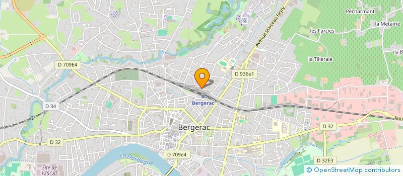 localisation de l'entreprise UNION PROPRIETE STE à BERGERAC