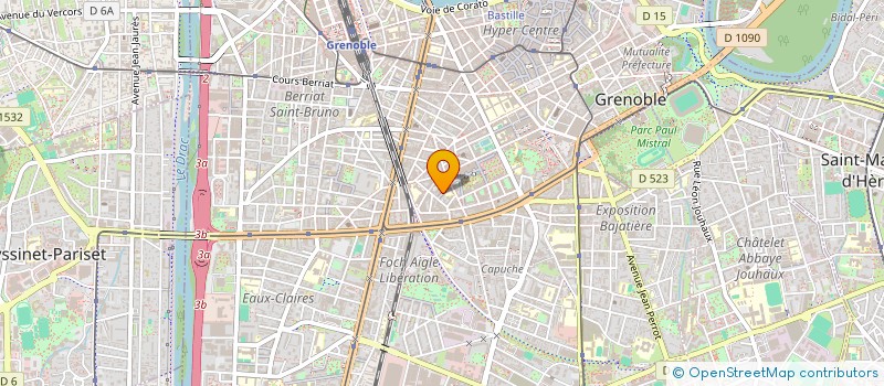 localisation de l'entreprise UNION QUART CHAMPIONNET BONNE CONDOR  GRENOBLE