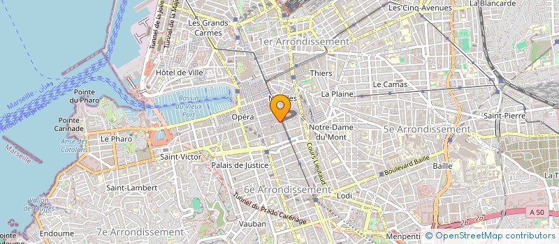 localisation de l'entreprise UNION RADIOS COM AIRE FRANCOPHONE  MARSEILLE