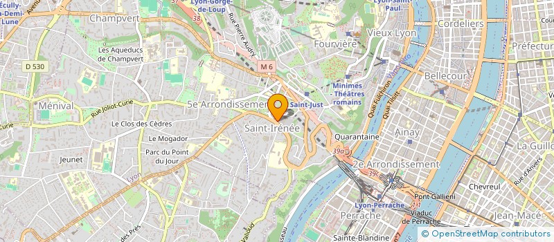 localisation de l'entreprise UNION RCF NOTRE-DAME  LYON