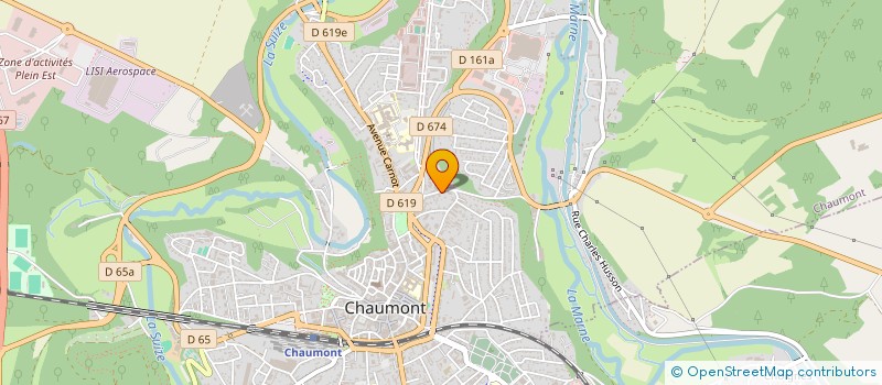 localisation de l'entreprise UNION RECIPROCITAIRE DU NORD-EST à CHAUMONT