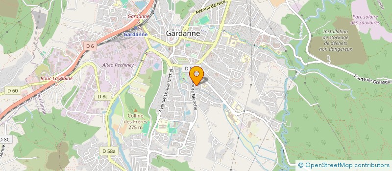 localisation de l'entreprise UNION REG ASS COMMUNES FORESTIERES PACA à GARDANNE