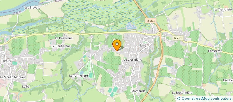 localisation de l'entreprise UNION REG ASSOC NAT DES COMMUNAUTES EDUC à OREE-D'ANJOU