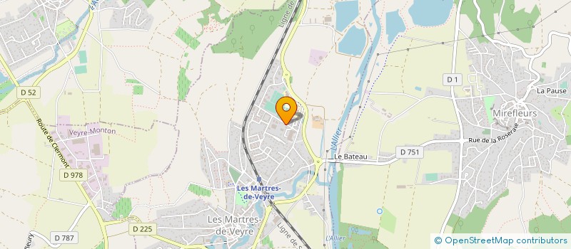 localisation de l'entreprise UNION REG AUVERG ORGANI SYND TRANSP AUTO à LES MARTRES-DE-VEYRE