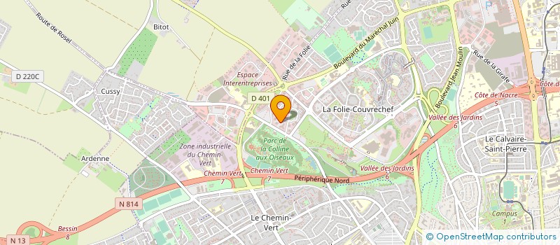 localisation de l'entreprise UNION REG CAISSE ASSUR MALADIE BASSE NOR à CAEN