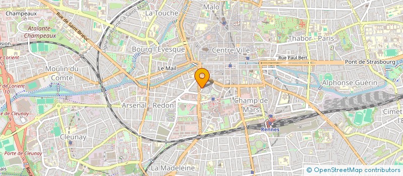 localisation de l'entreprise UNION REG CONFED GENERALE CADRES à RENNES