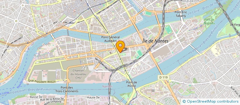 localisation de l'entreprise UNION REG CTRES PERM INITIAT ENVIRON à NANTES
