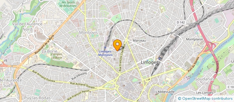 localisation de l'entreprise UNION REG DES ASSOCIAT FAMILIAL LIMOUSIN à LIMOGES