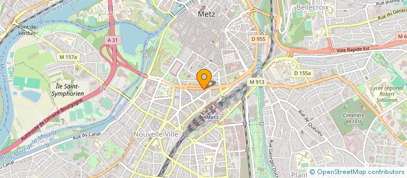 localisation de l'entreprise UNION REG DES S S M DE L EST à METZ