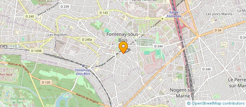 localisation de l'entreprise UNION REG FEDER NAT ASS PAR ELEV CONSERV à FONTENAY-SOUS-BOIS