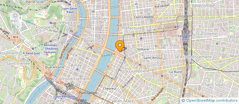 localisation de l'entreprise UNION REG GESTION ETS MUTUALISTES SANTE à LYON