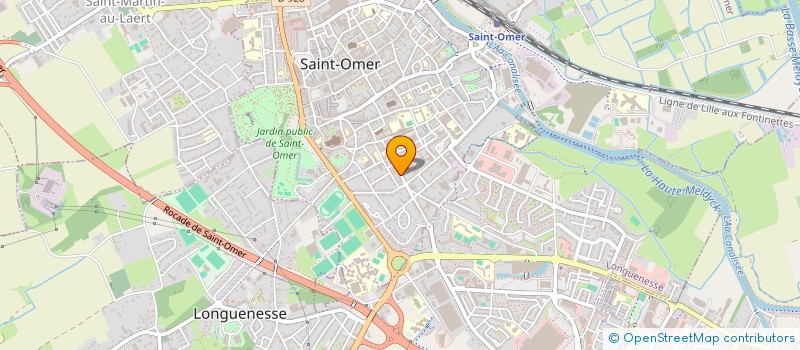 localisation de l'entreprise UNION REG NORD PICARD SOC COOP OUVR PROD  SAINT-OMER