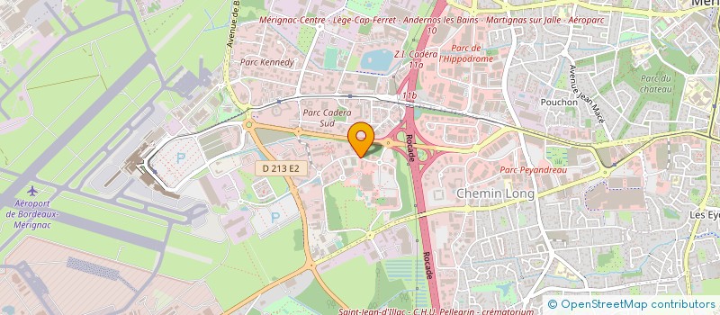 localisation de l'entreprise UNION REG OEUVRES SANITAIRES ET SOCIALES à MERIGNAC