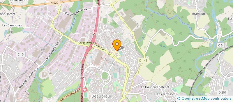 localisation de l'entreprise UNION REG SYNDICATS CRETIENS DU LIMOUSIN à LIMOGES