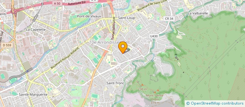 localisation de l'entreprise UNION REGIO SOURDS & MALENTENDANTS PACAC à MARSEILLE