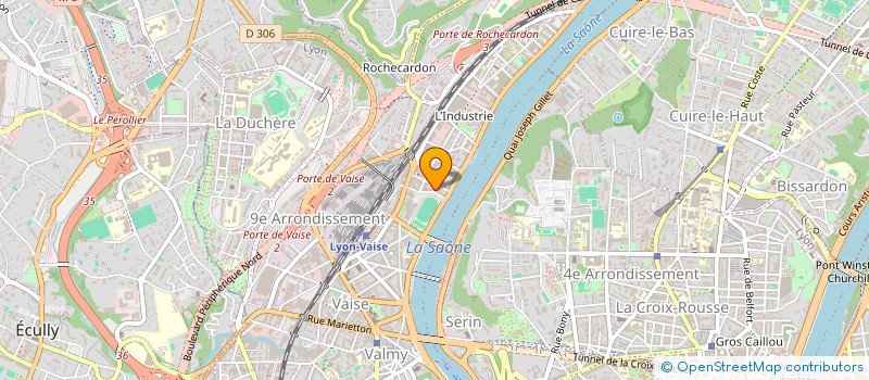 localisation de l'entreprise UNION REGION CREDIT MUTUEL RHONE ALPES  LYON